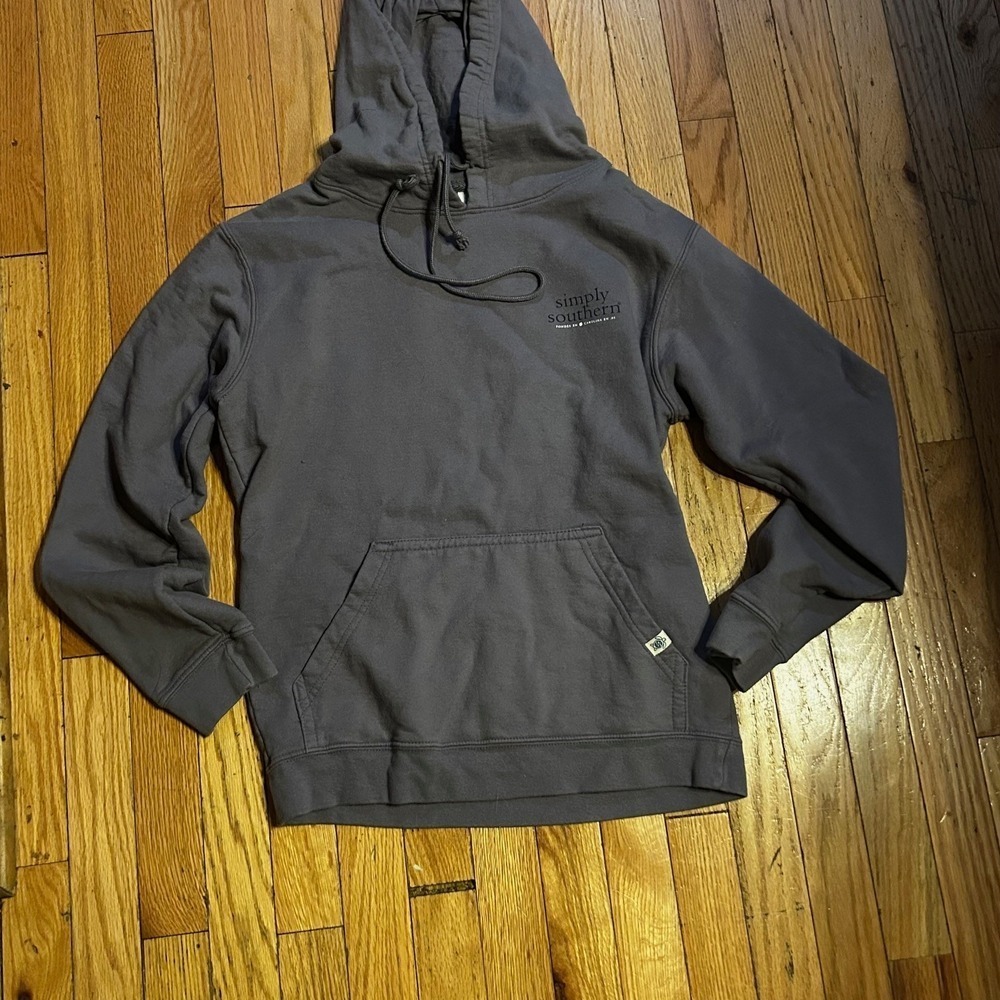 Simply Southern Purple Hooded Sweatshirt T45-7